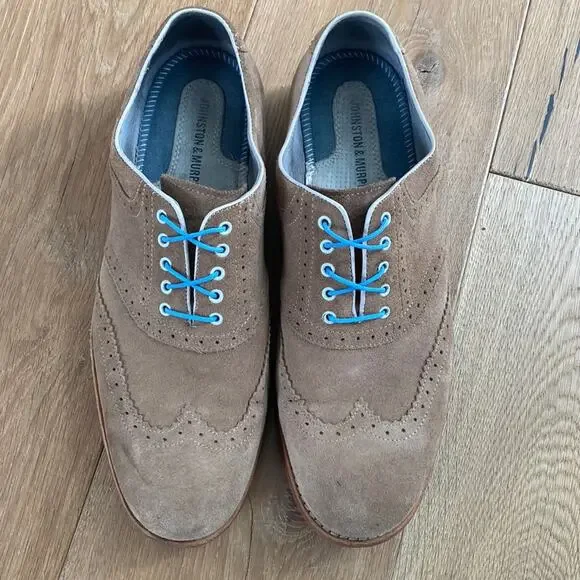 Johnston & Murphy Suede Oxfords - Picture 1 of 10